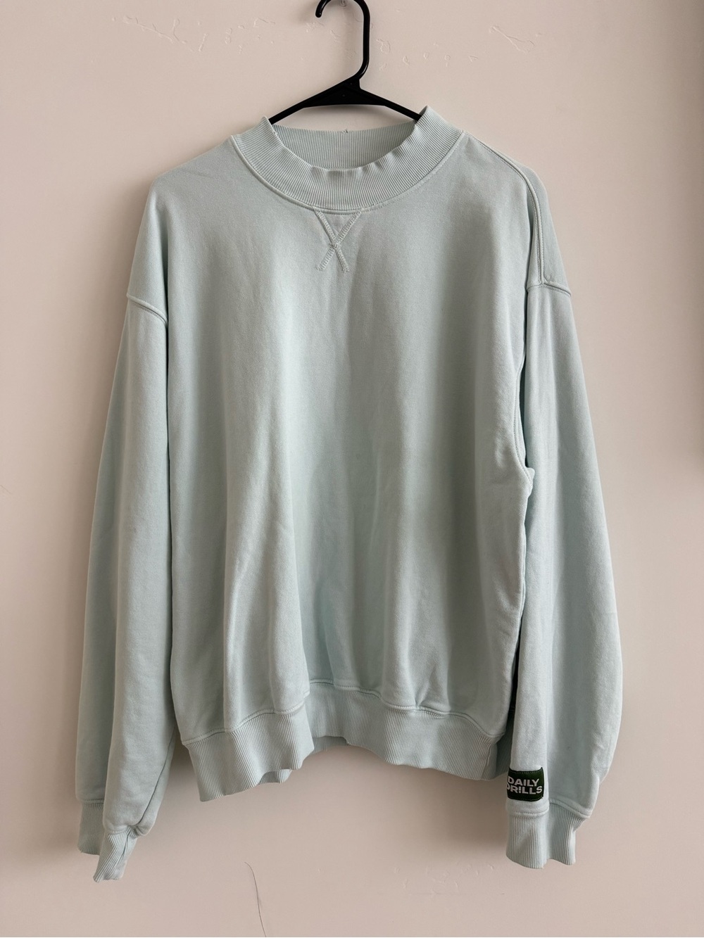 Daily Drills Light Mint Crewneck Sweater